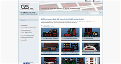 Desktop Screenshot of gs-gmbh.de